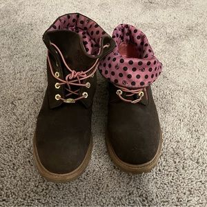 Women’s roll down timberland boots